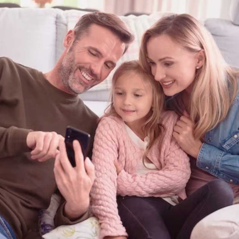 Interfaz de la app EZVIZ