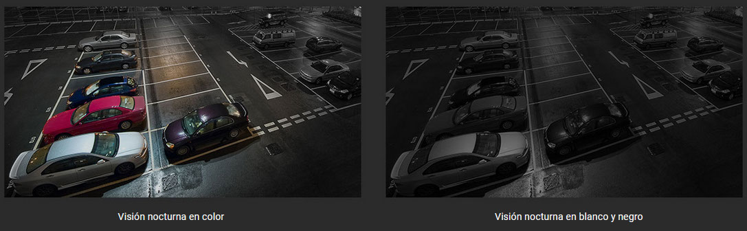 Tecnología de visión nocturna color