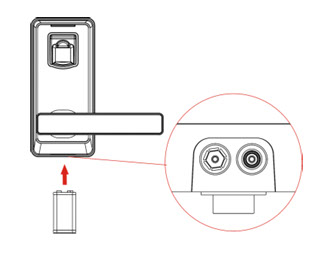 Batería 9V para emergencia
