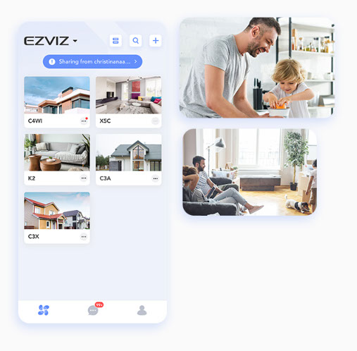 Comparte acceso a tus cámaras EZVIZ