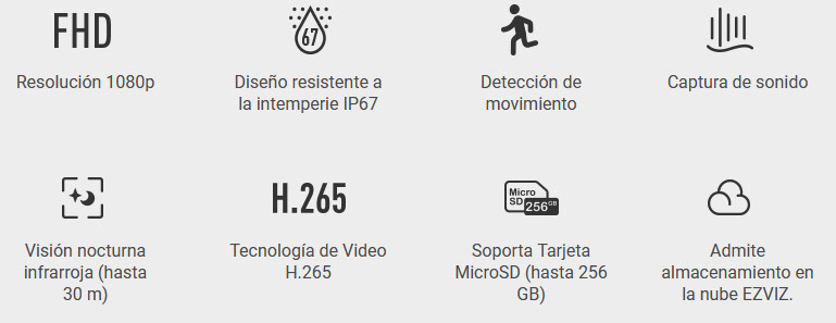 Diseño resistente EZVIZ C3TN