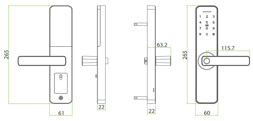Cerradura ML100 características