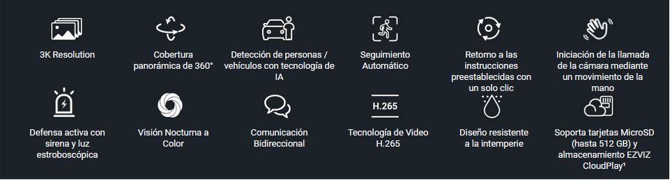 Características EZVIZ H8